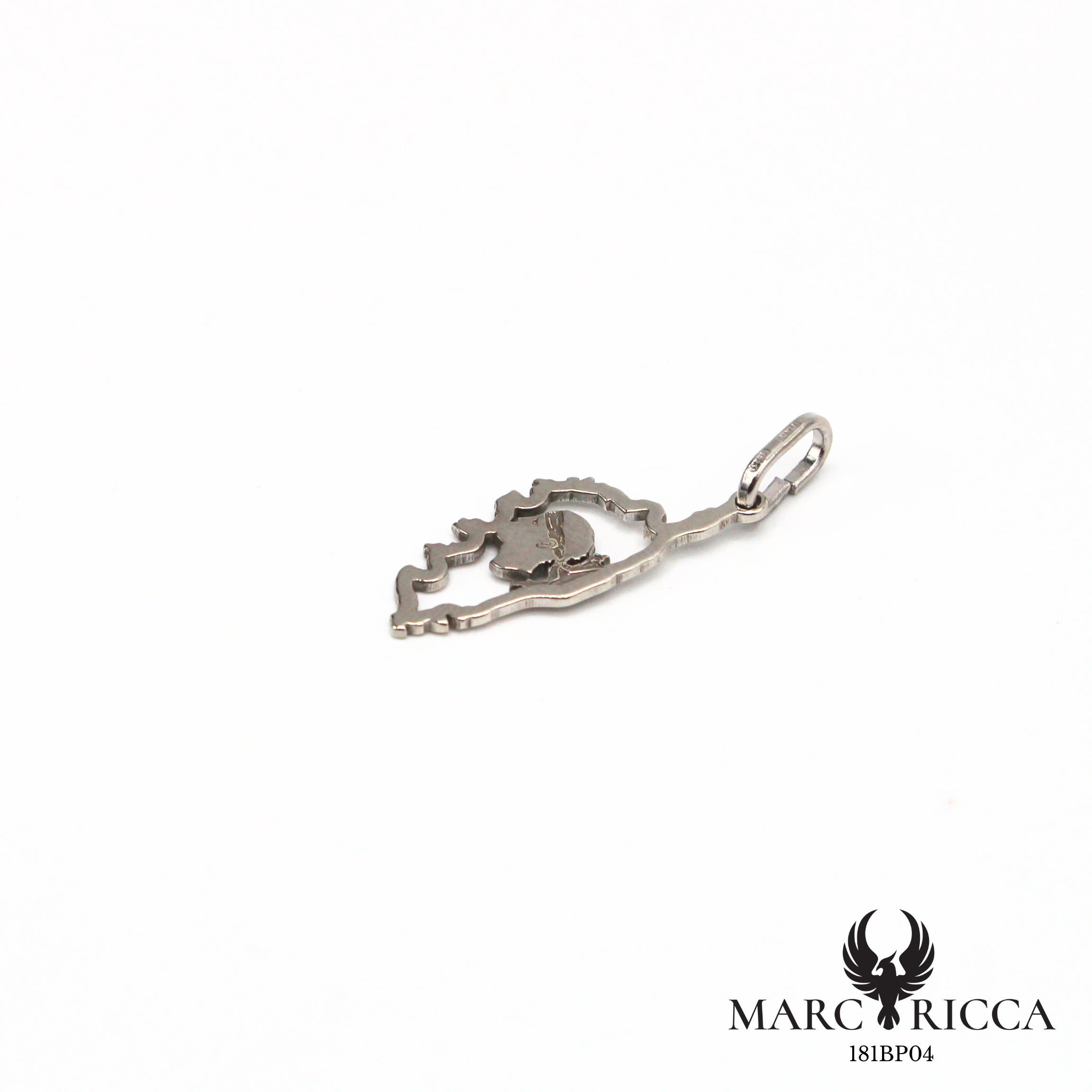 Pendentif Argent Corse & Tête de Maure