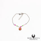 Bracelet œil de Sainte Lucie et cristal