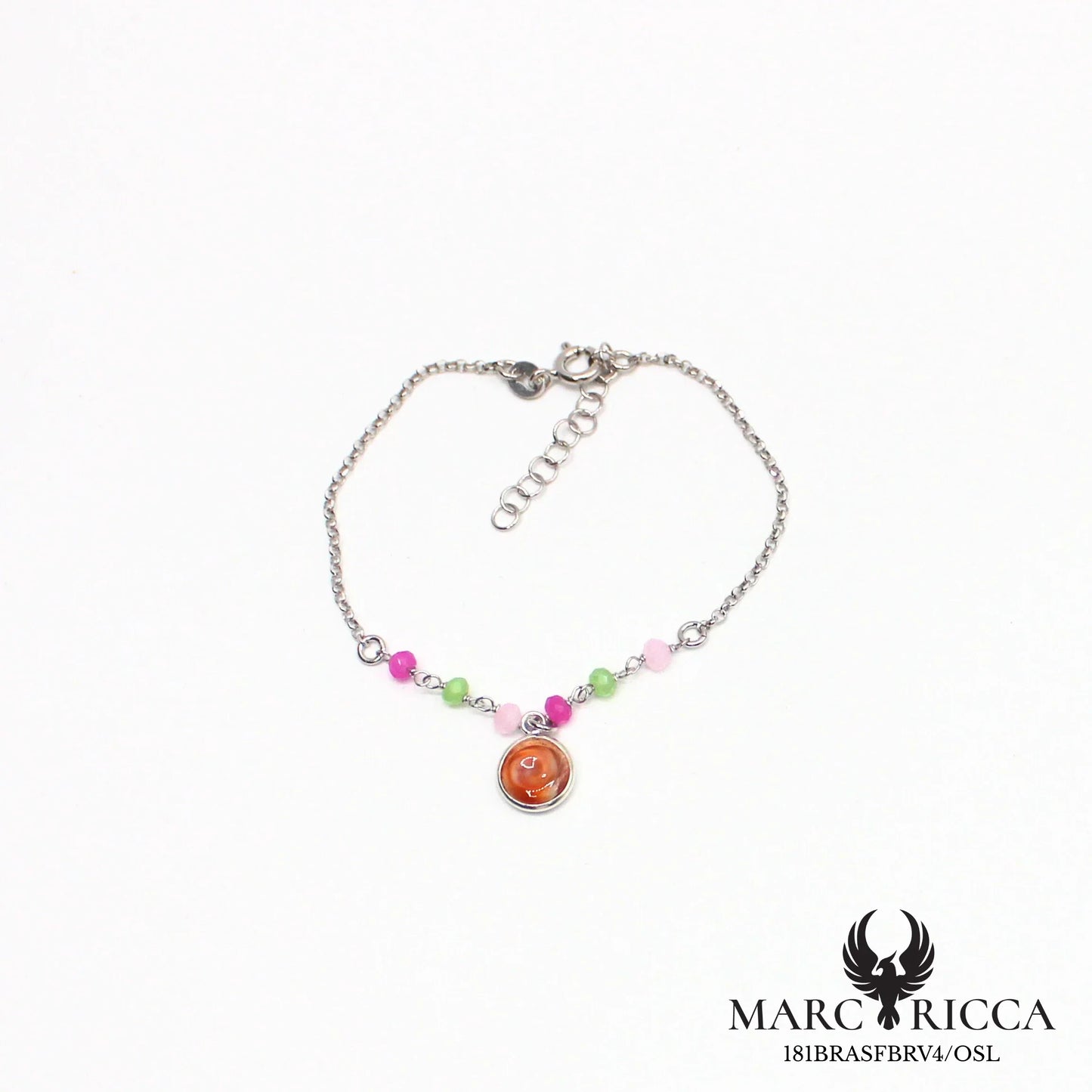 Bracelet œil de Sainte Lucie et cristal