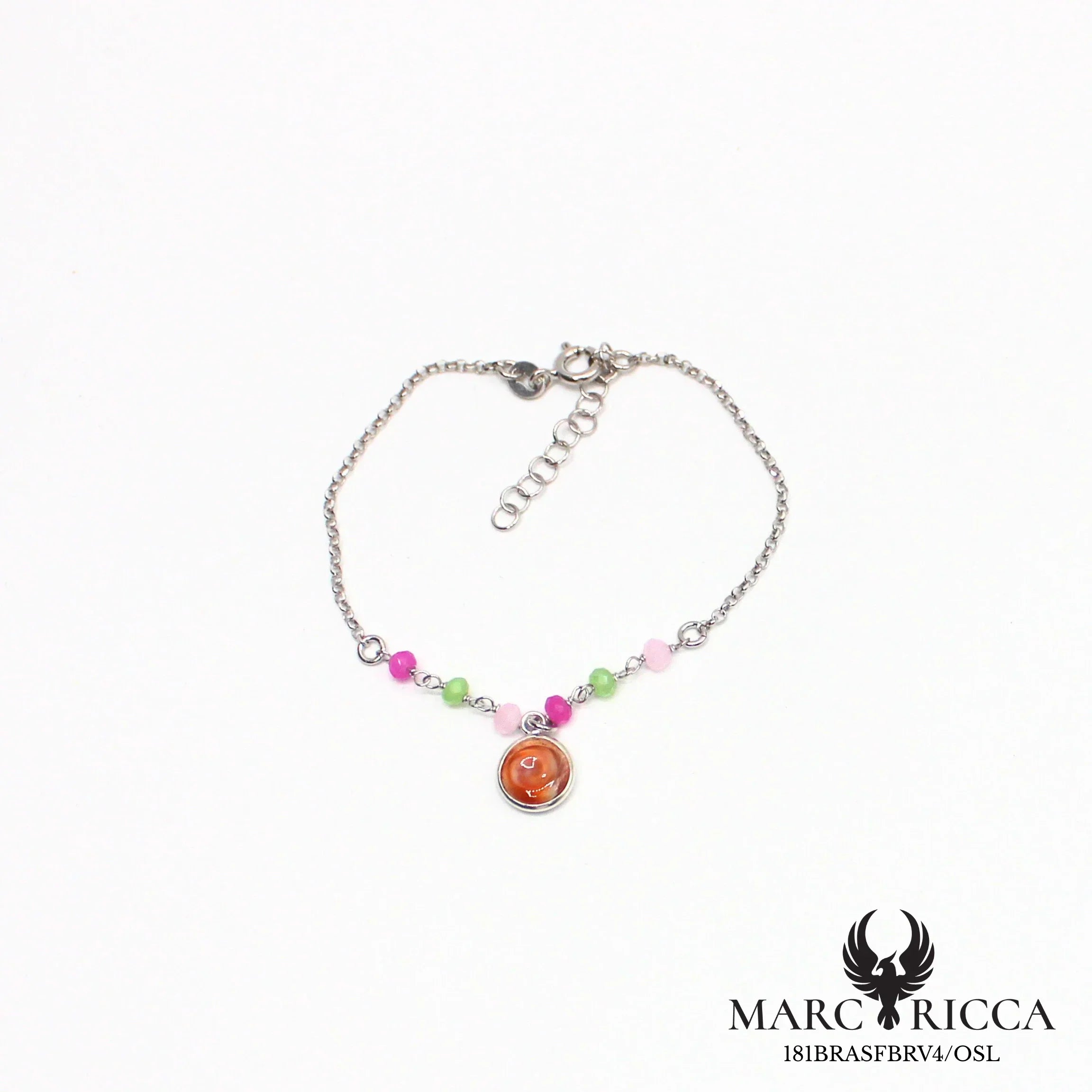 Bracelet œil de Sainte Lucie et cristal
