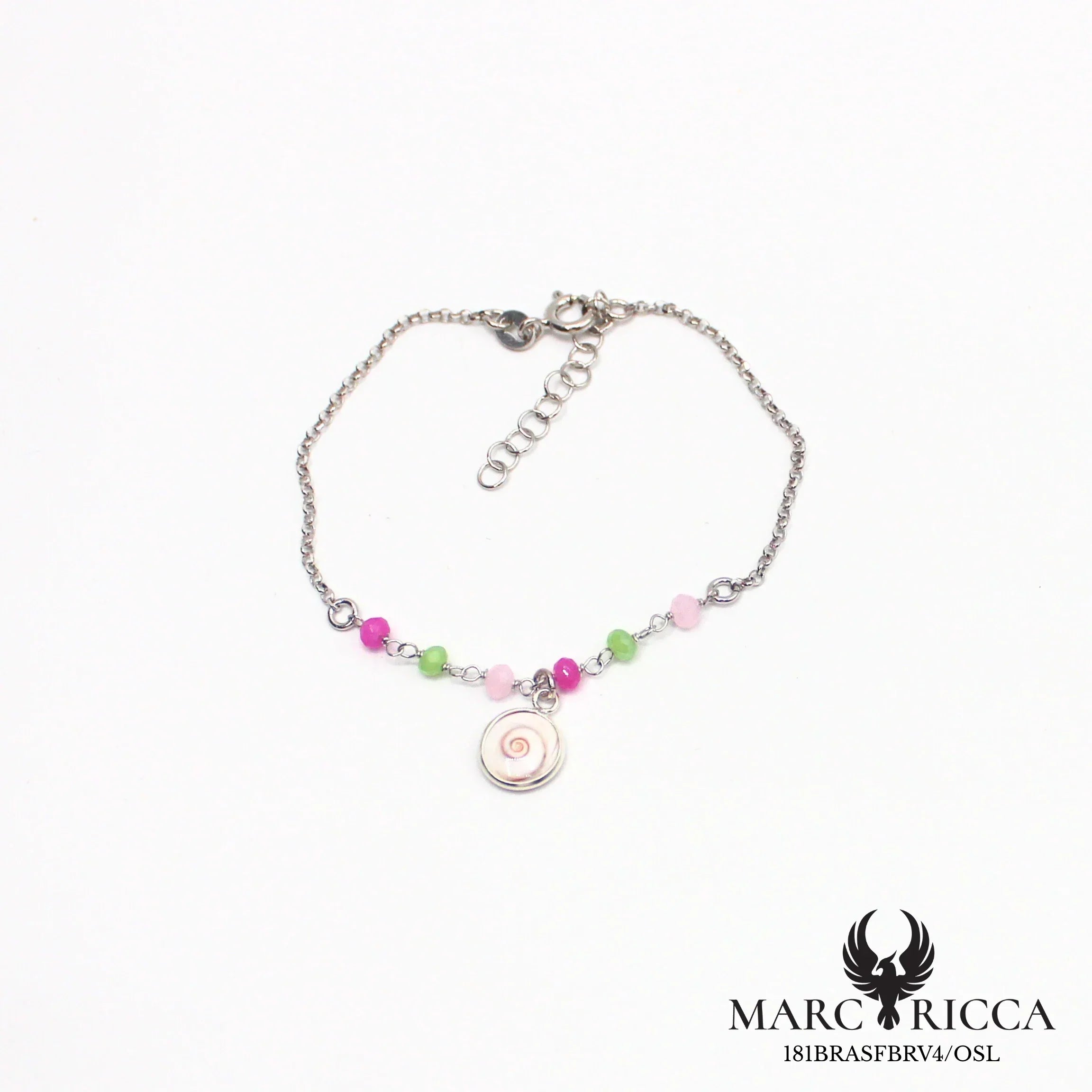 Bracelet œil de Sainte Lucie et cristal