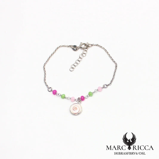 Bracelet œil de Sainte Lucie et cristal
