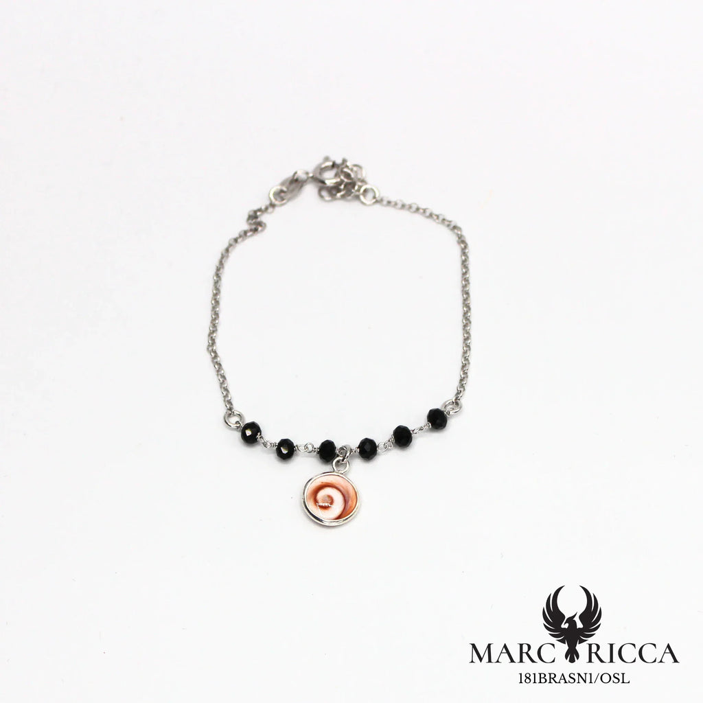 Bracelet œil de Sainte Lucie et cristal