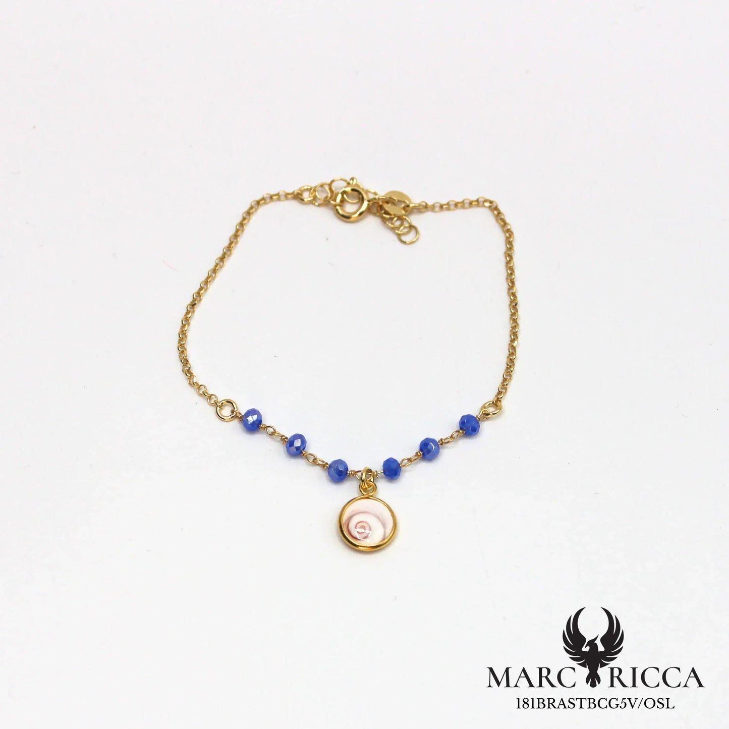 Bracelet œil de Sainte Lucie et cristal