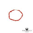Bracelet corail et perles argent