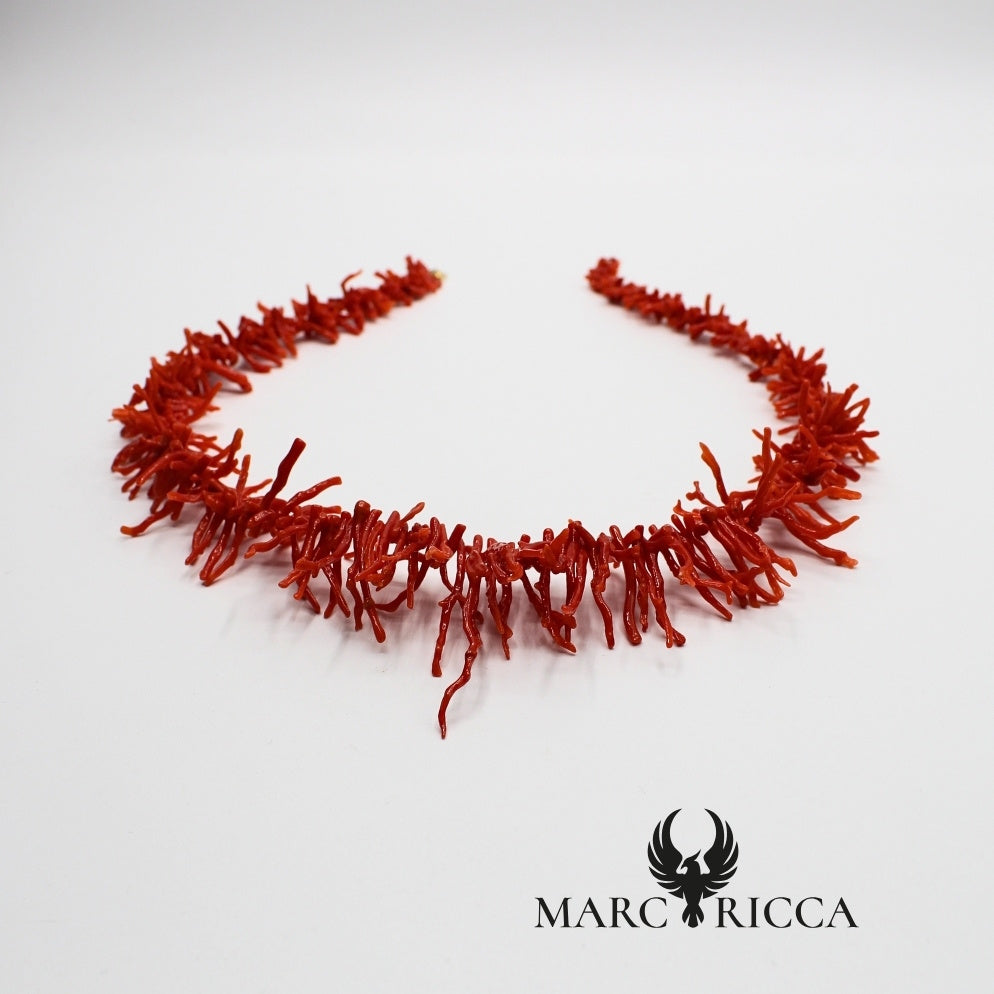 Collier franges de Corail -
