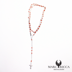Chapelet en argent ou vermeil avec perles de corail