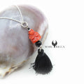 Pendentif Argent Bouddha en Corail