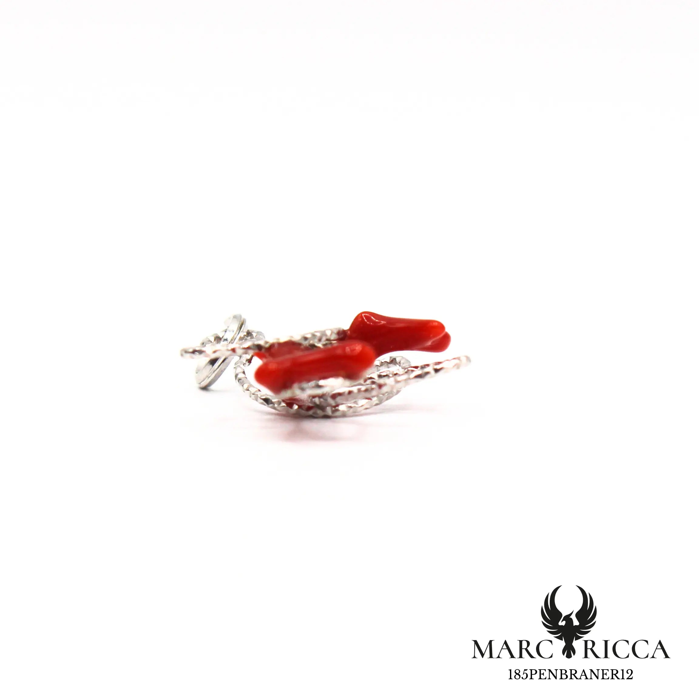 Pendentif Argent Corail étoile Vermeil