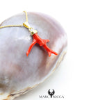 Pendentif Argent Branche de corail