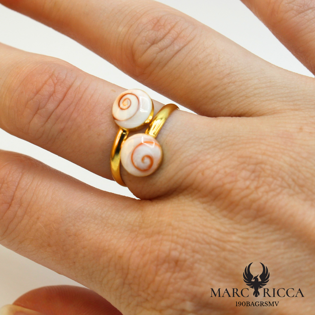 Bague Œil de Sainte Lucie en vermeil