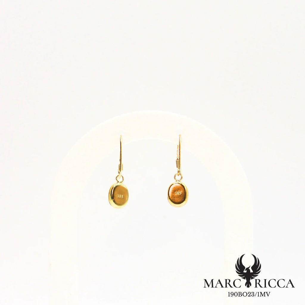 Boucles d'oreilles œil de Sainte Lucie ovales