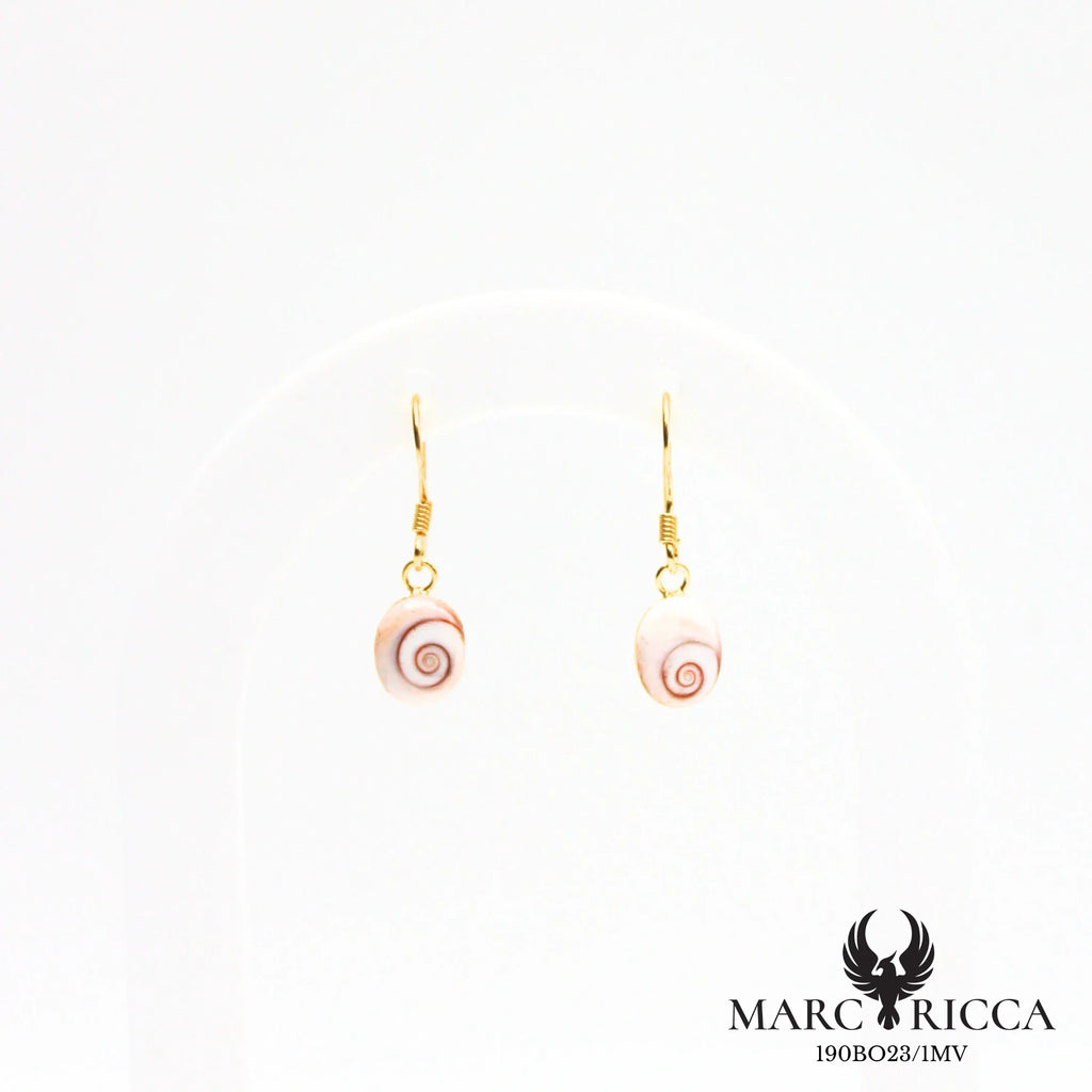 Boucles d'oreilles œil de Sainte Lucie ovales