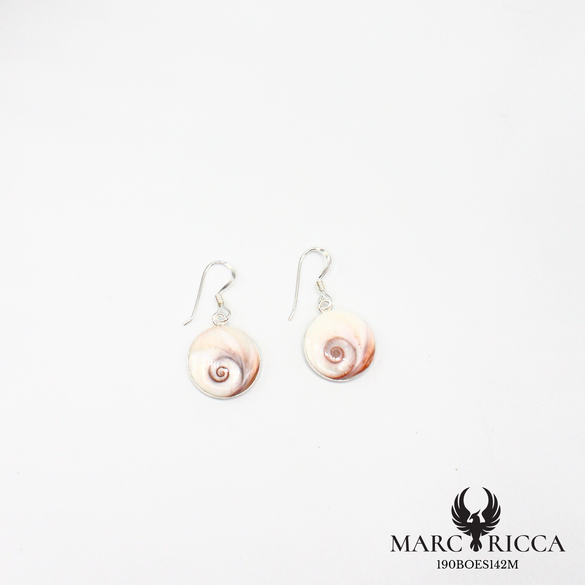 Boucles d'oreilles pendantes œil de Sainte Lucie