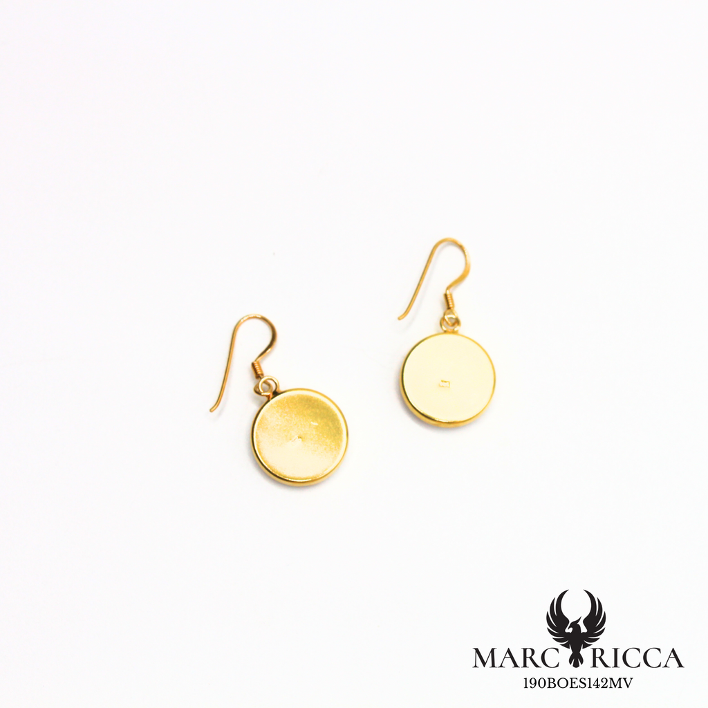 Boucles d'oreilles pendantes œil de Sainte Lucie