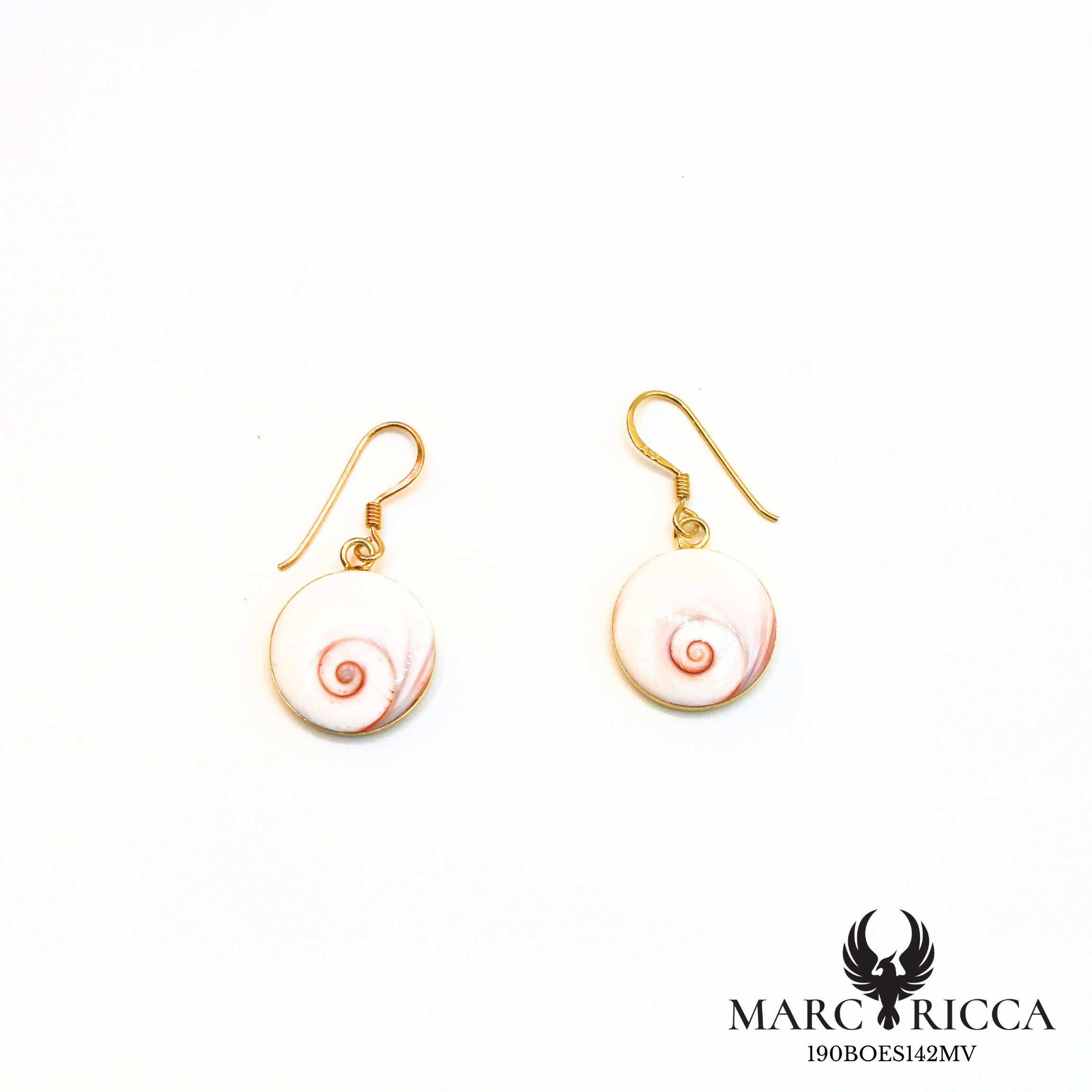 Boucles d'oreilles pendantes œil de Sainte Lucie