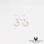 Boucles d'oreilles pendantes avec œil de Sainte Lucie