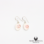 Boucles d'oreilles pendantes avec œil de Sainte Lucie