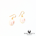 Boucles d'oreilles pendantes avec œil de Sainte Lucie