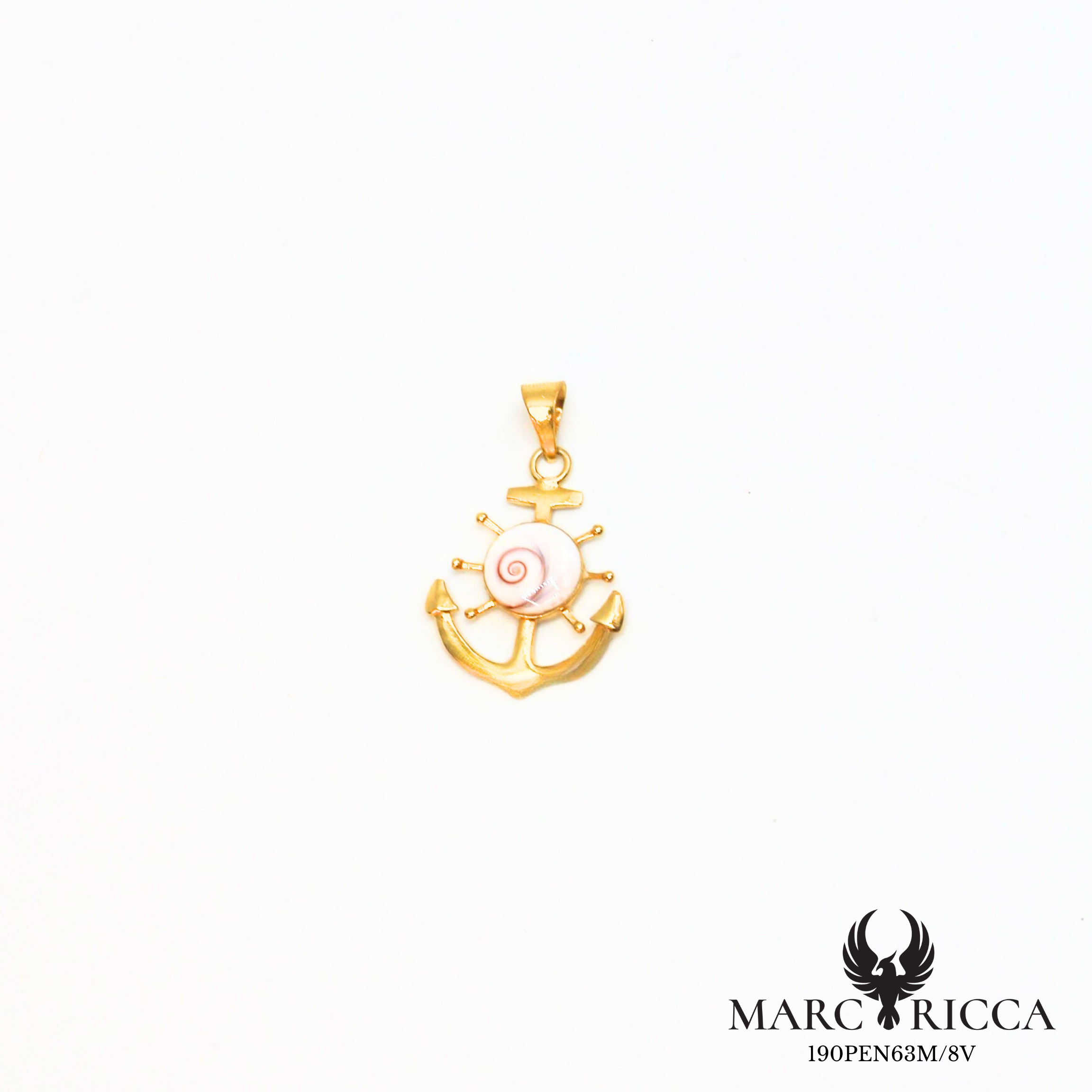 Pendentif Argent Œil de Sainte - Lucie Ancre