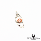 Pendentif corse en argent avec Œil de Sainte Lucie