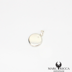 Pendentif oeil de Sainte Lucie et zirconium en argent ou vermeil
