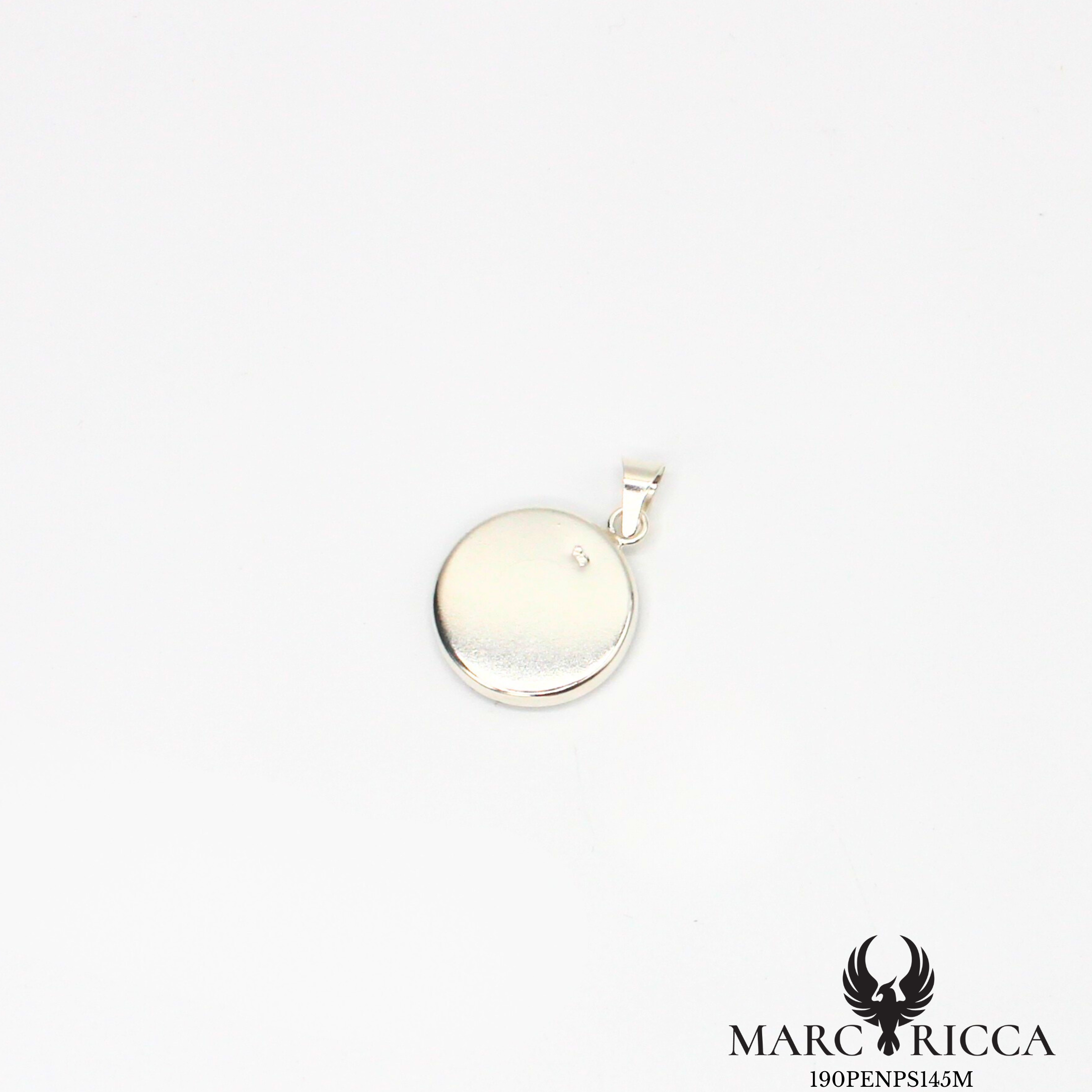 Pendentif oeil de Sainte Lucie et zirconium en argent ou vermeil