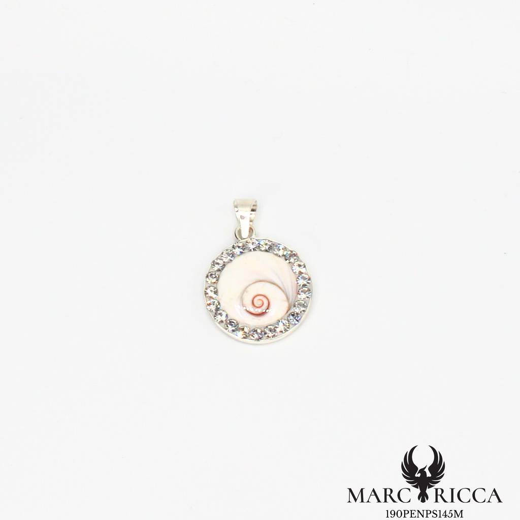 Pendentif oeil de Sainte Lucie et zirconium en argent ou vermeil
