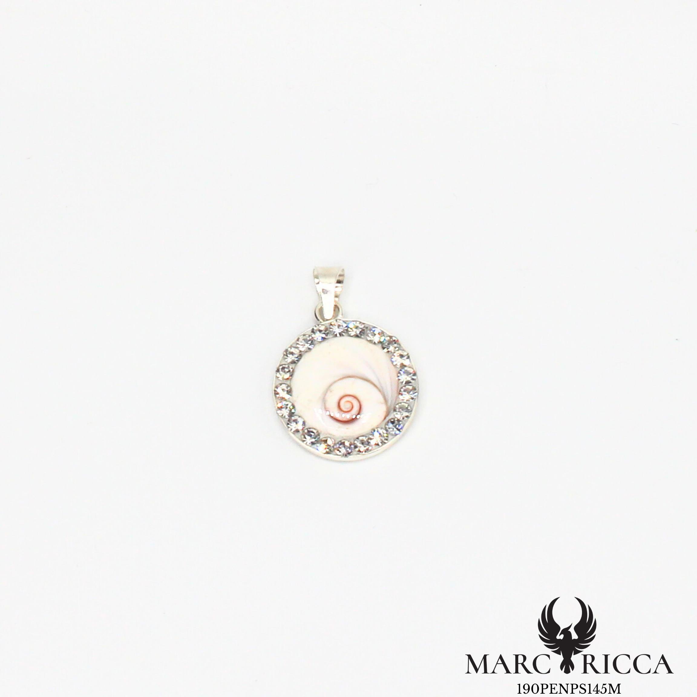 Pendentif oeil de Sainte Lucie et zirconium en argent ou vermeil