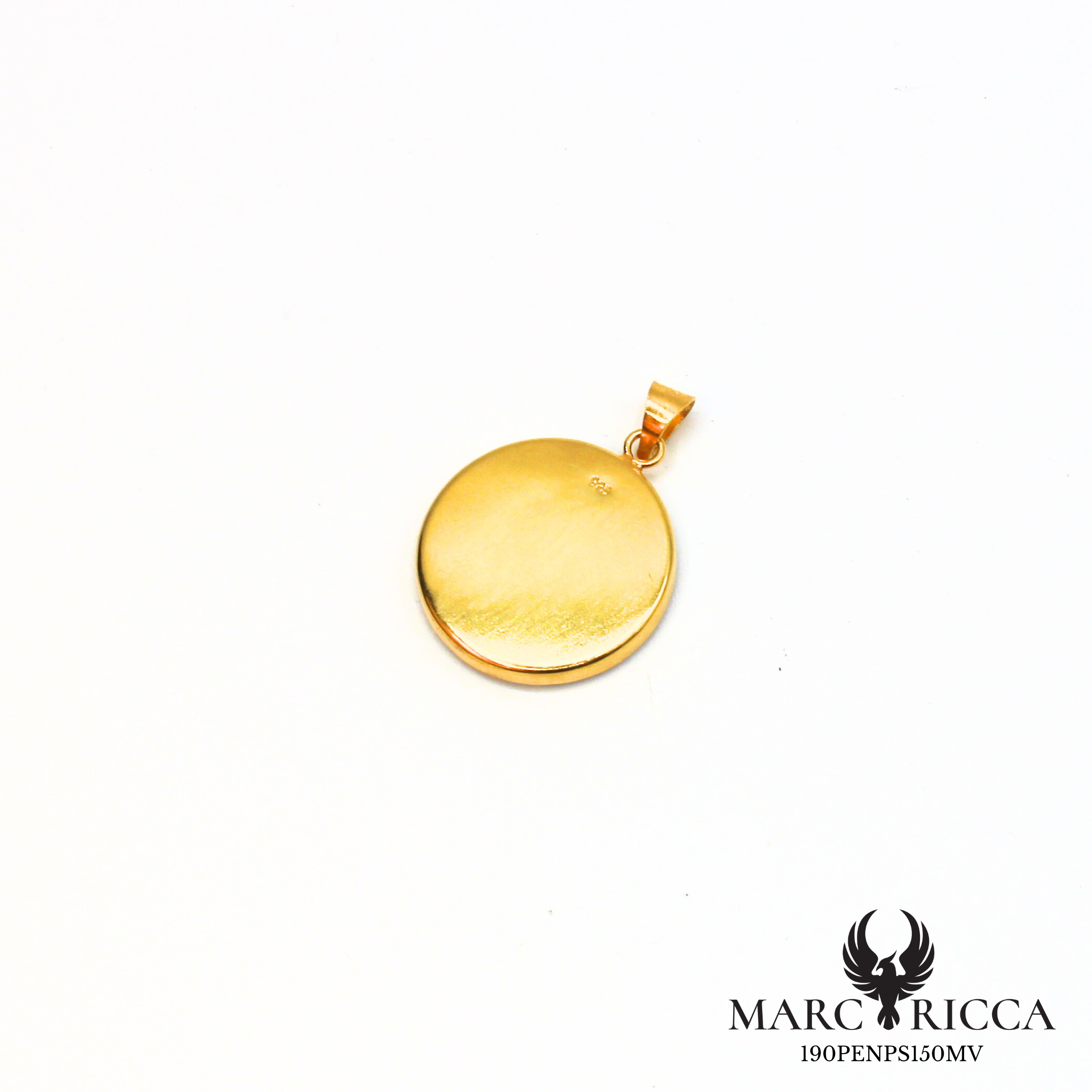 Pendentif Œil de Sainte Lucie en argent ou vermeil avec strass