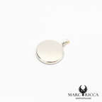 Pendentif Œil de Sainte Lucie en argent ou vermeil avec strass