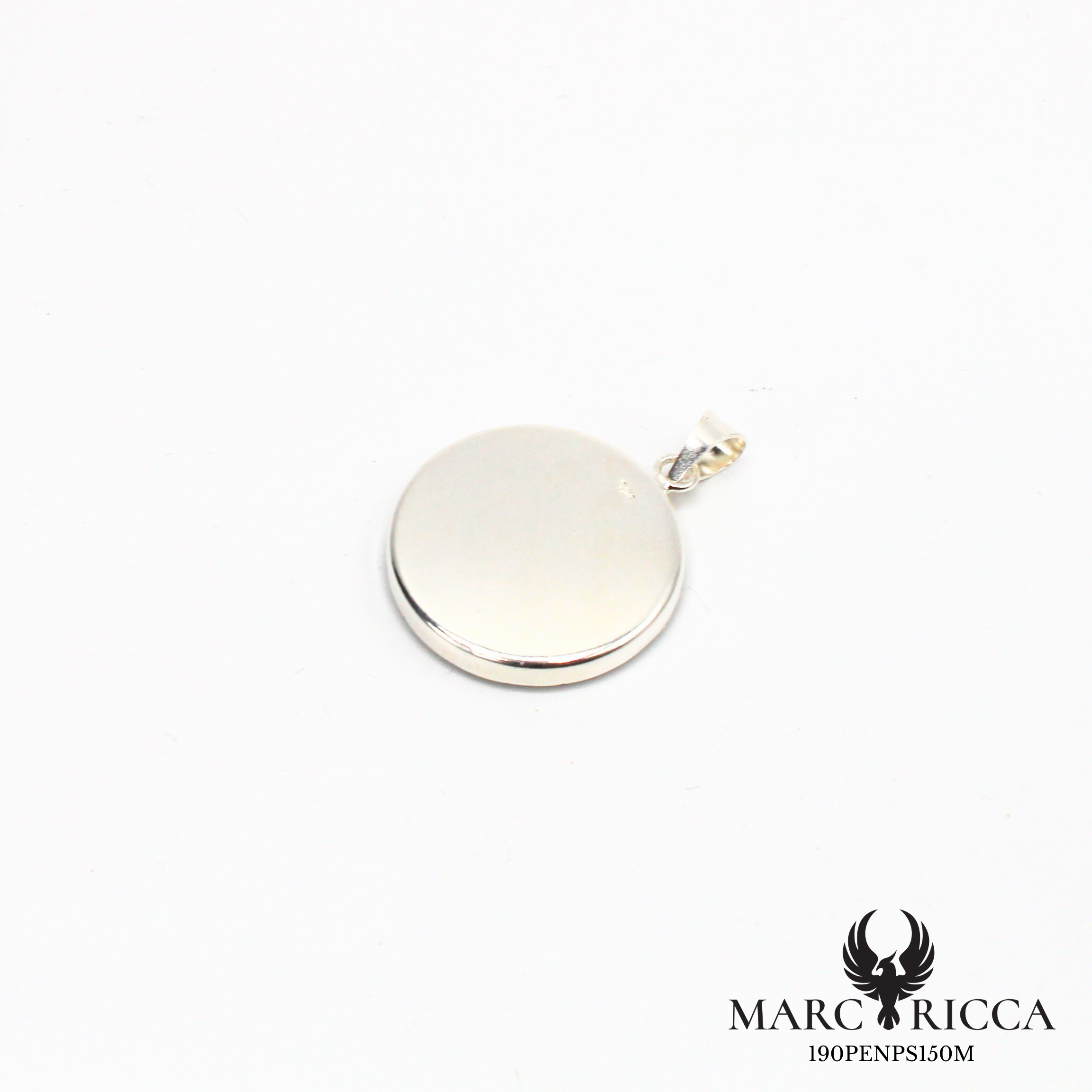 Pendentif Œil de Sainte Lucie en argent ou vermeil avec strass