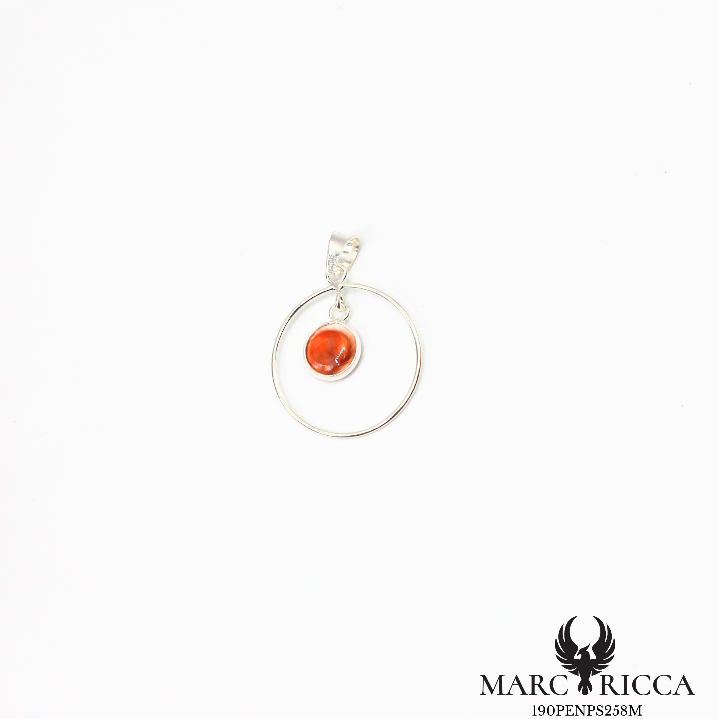 Pendentif cercle avec œil de Sainte Lucie