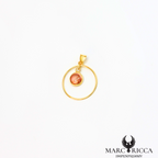 Pendentif cercle avec œil de Sainte Lucie