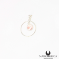 Pendentif cercle avec œil de Sainte Lucie