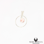 Pendentif cercle avec œil de Sainte Lucie