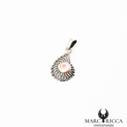 Pendentif coquillage œil de Sainte Lucie en argent ou vermeil