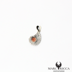 Pendentif coquillage œil de Sainte Lucie en argent ou vermeil