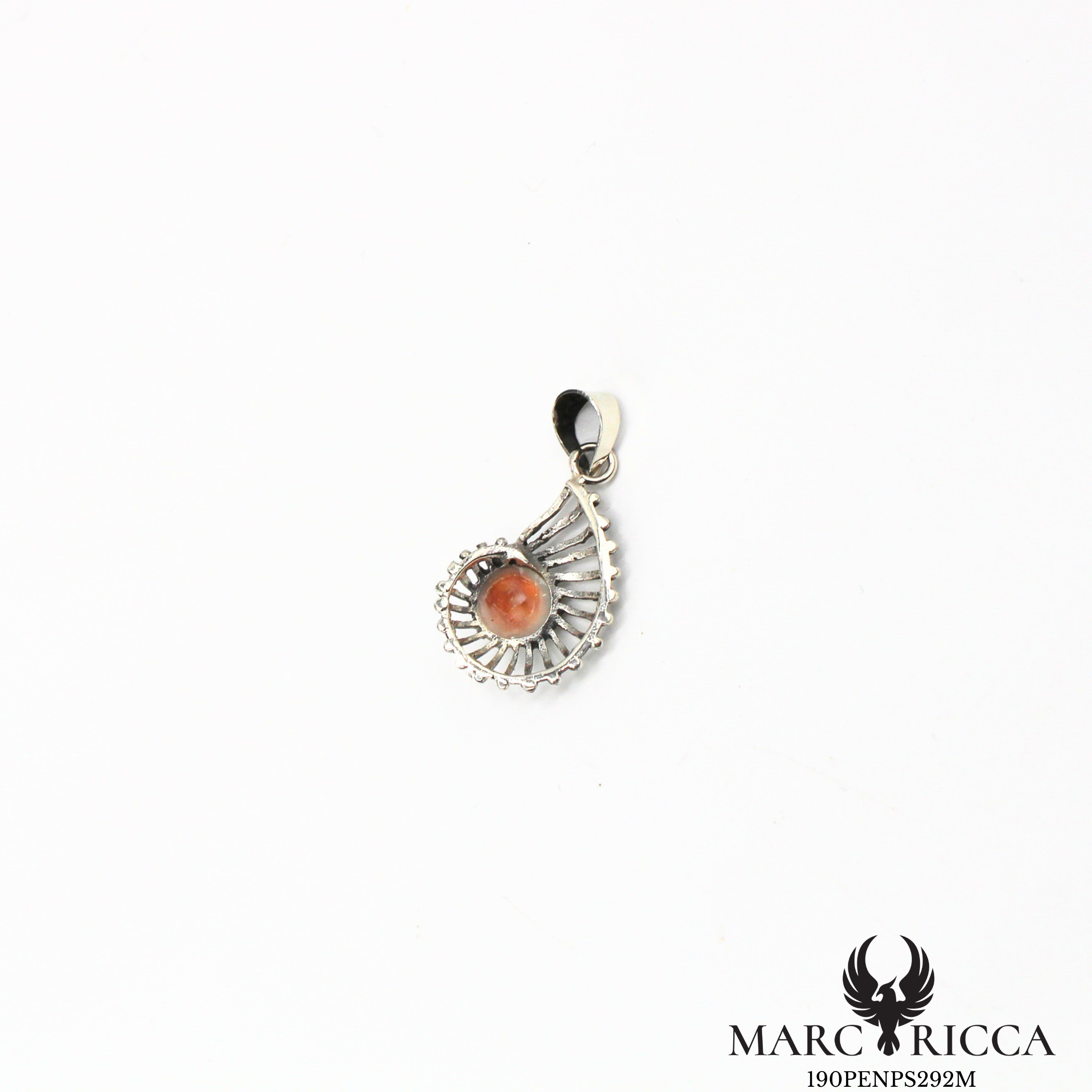 Pendentif coquillage œil de Sainte Lucie en argent ou vermeil