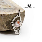 Pendentif Argent Corse & Œil de St-Lucie