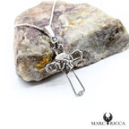 Pendentif Argent Croix & Tête de Maure