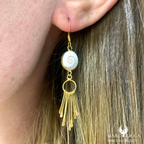 Boucles Argent Œil de St-Lucie Franges
