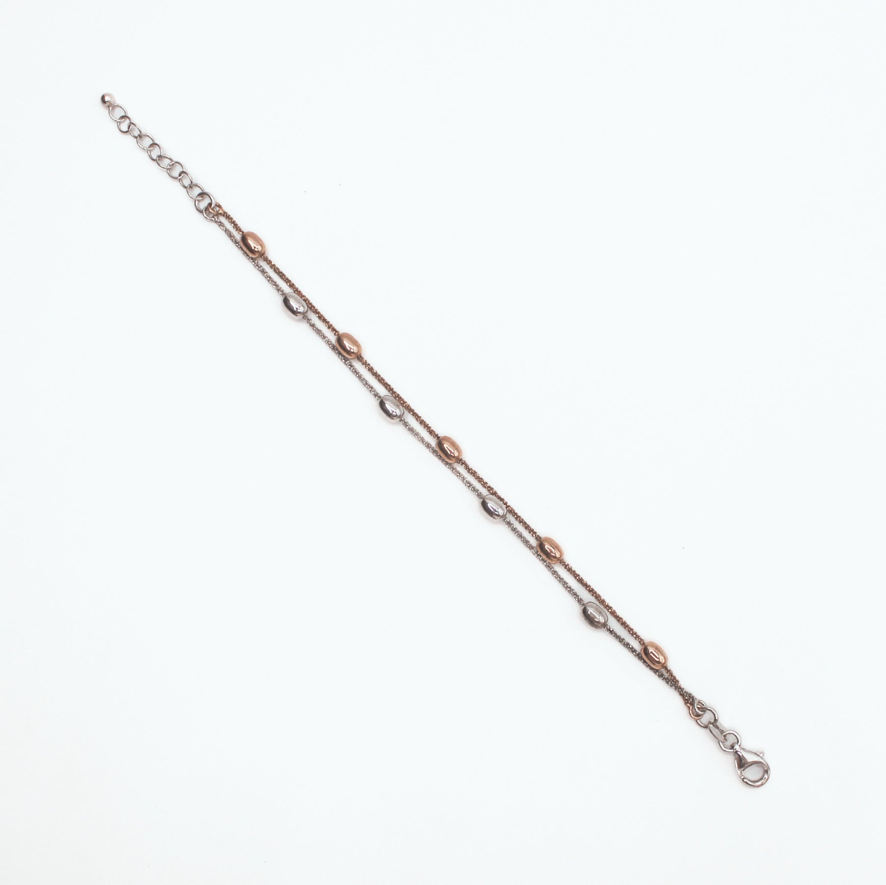 Bracelet en Argent et Argent rosé - Valenzi
