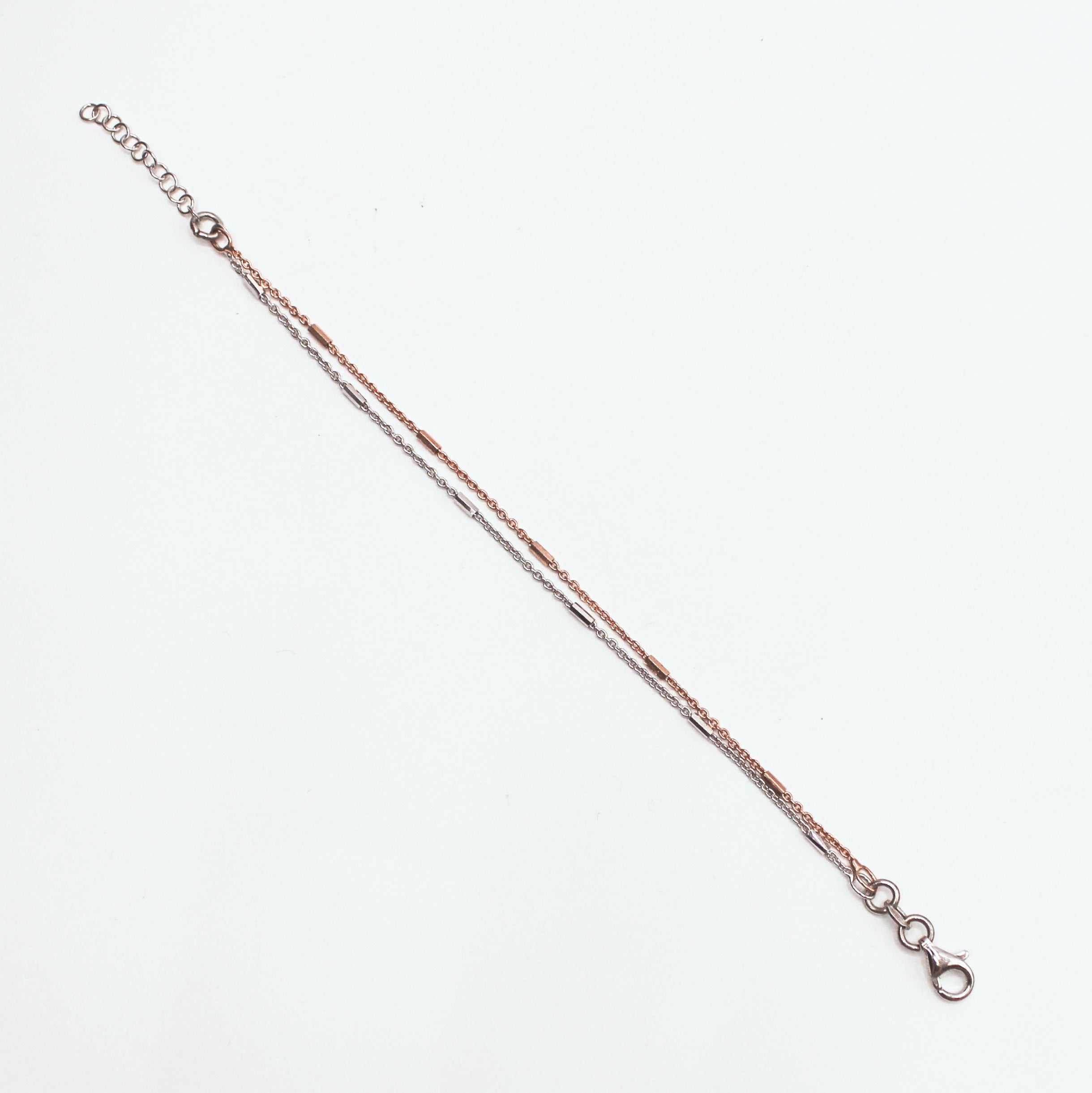 Bracelet en Argent et Argent rosé - Valenzi