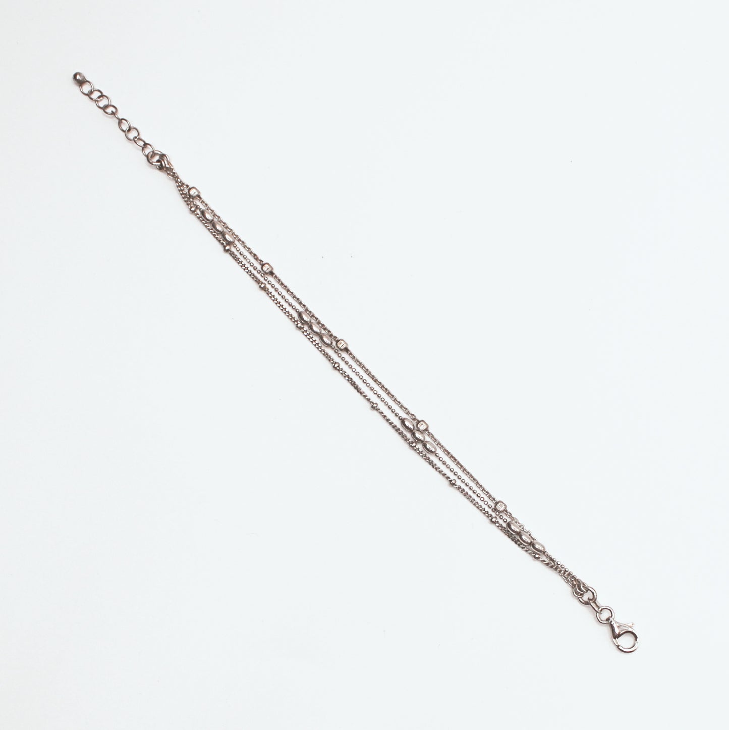 Bracelet trois rangs Argent - Valenzi