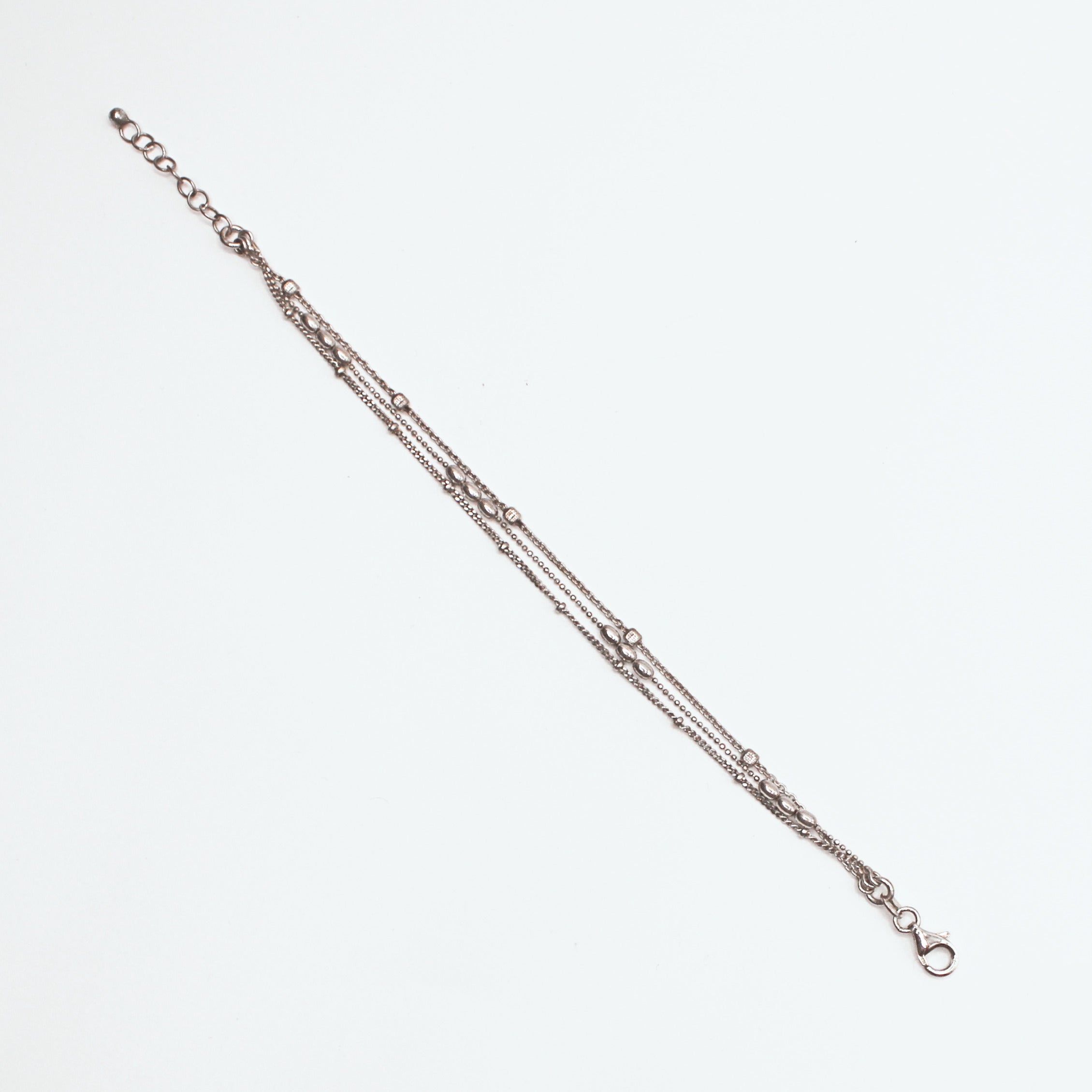 Bracelet trois rangs Argent - Valenzi