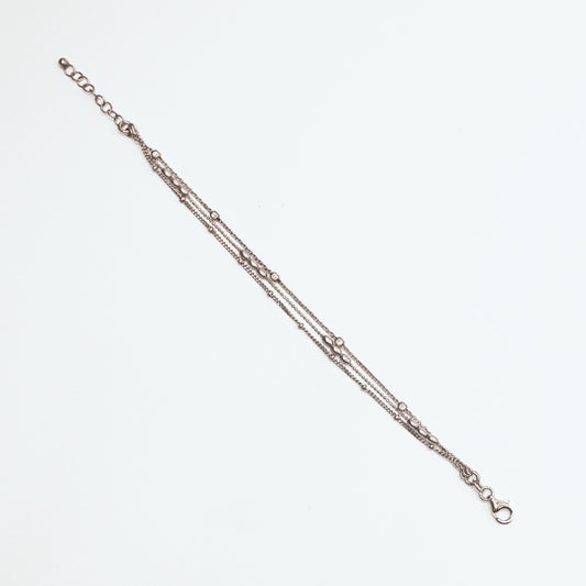 Bracelet trois rangs Argent - Valenzi