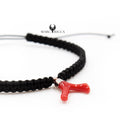Bracelet Argent Cordon Branche de Corail
