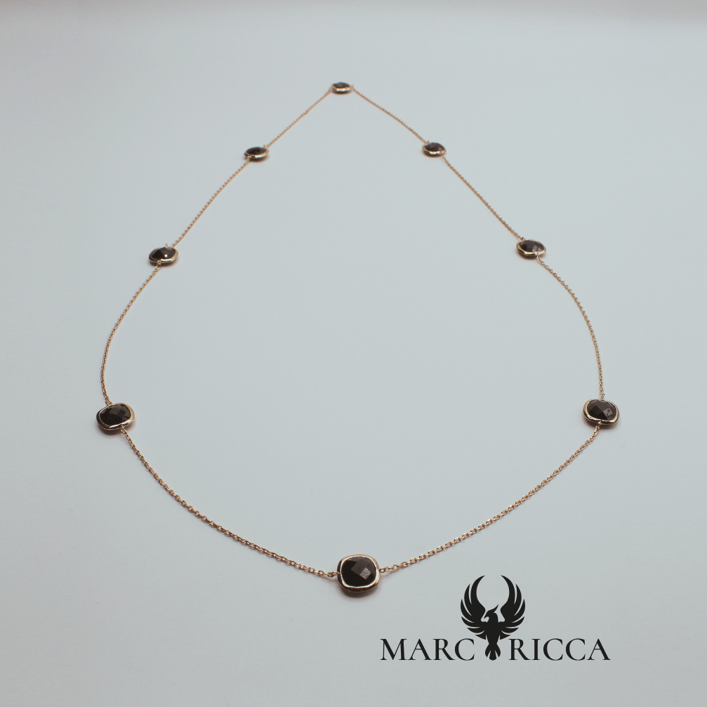 Collier Plaqué Or et Oxyde de Zirconium