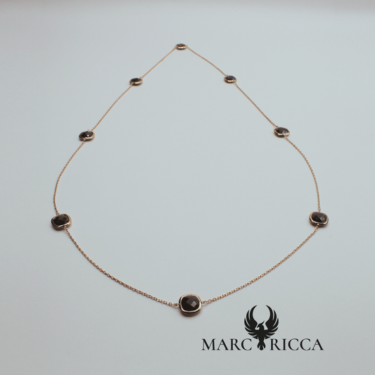 Collier Plaqué Or et Oxyde de Zirconium